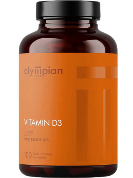 Olympian Labs, Vitamin D3, 3000 IU, 100 Capsules
