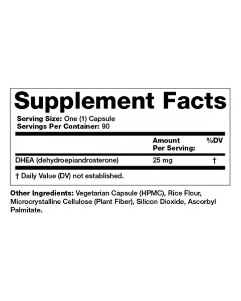 Olympian Labs, DHEA, 25 mg, 90 Vegetarian Capsules