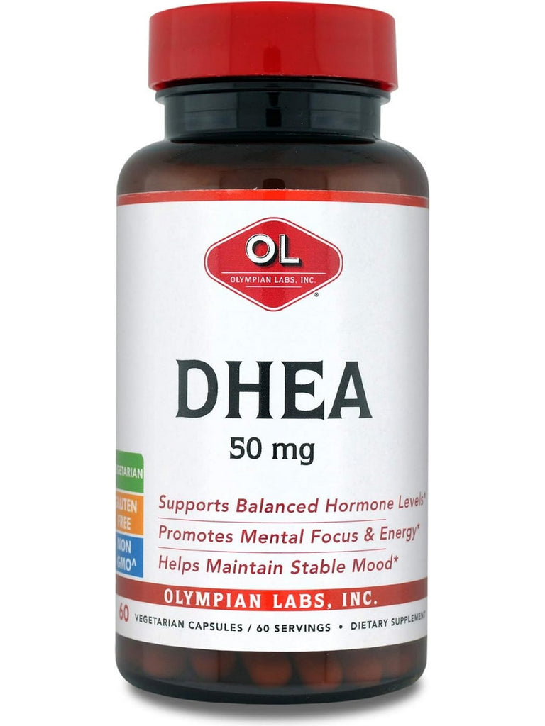 Olympian Labs, DHEA, 50 mg, 60 Vegetarian Capsules