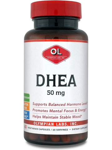 Olympian Labs, DHEA, 50 mg, 60 Vegetarian Capsules
