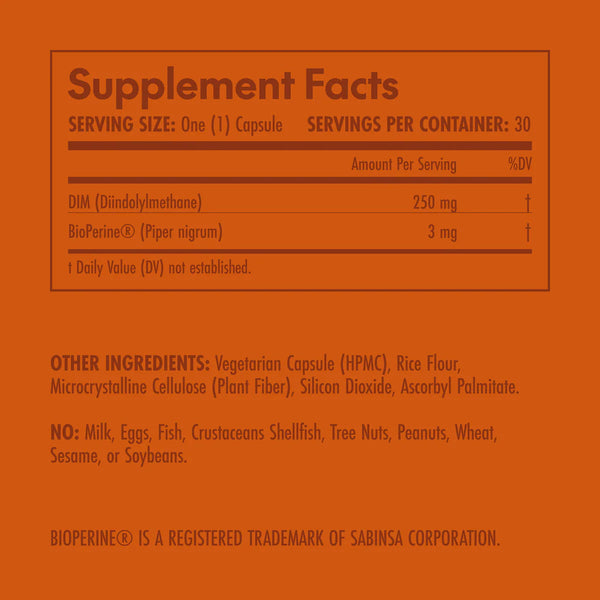 Olympian Labs, DIM, 250 mg, 30 Capsules