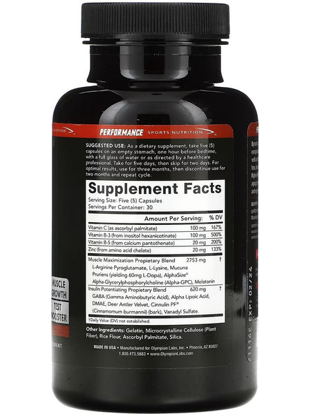 Olympian Labs, Dynamic HGH, 150 Capsules