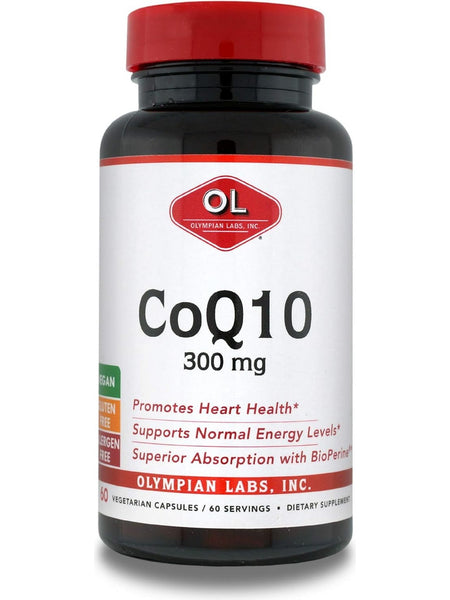 Olympian Labs, CoQ10, 300 mg, 60 Vegetarian Capsules