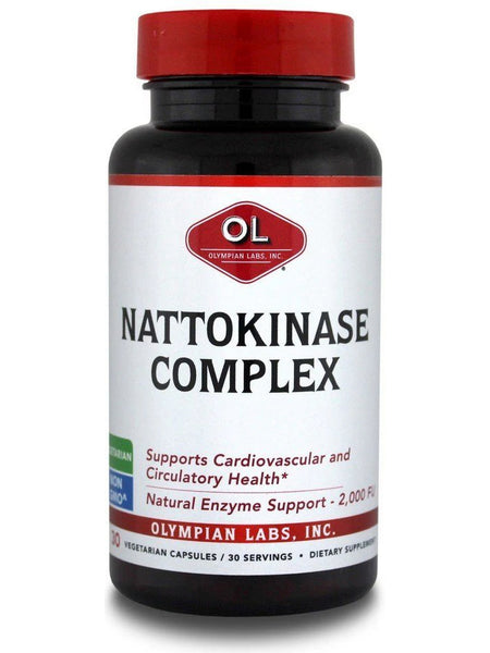 Olympian Labs, Nattokinase Complex, 30 Vegetarian Capsules