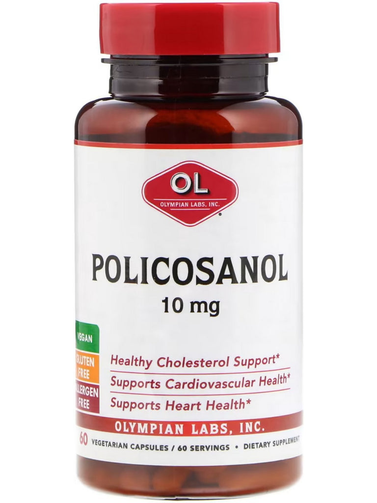 Olympian Labs, Policosinol, 10 mg, 60 Vegetarian Capsules