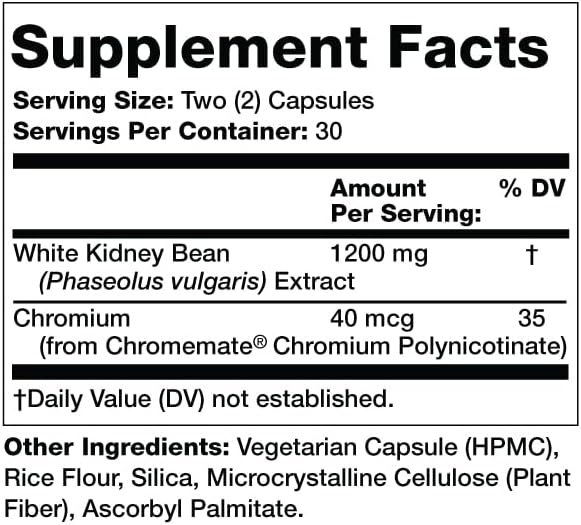 Olympian Labs, White Kidney Bean Extract, 1200 mg, 60 Vegetarian Capsules
