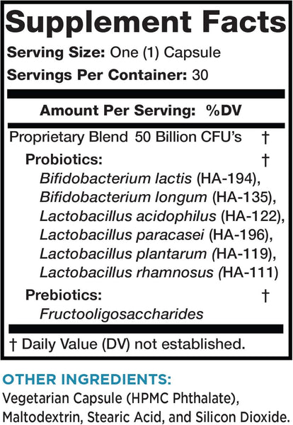 Olympian Labs, Extra Strength Complete Prebiotic & Probiotic, 30 Vegetarian Capsules