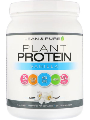Olympian Labs, Lean and Pure, Plant Protein, Vanilla, 821 grams