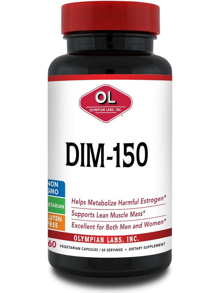 Dim150 Olympian Labs, DIM, 150 mg, 60 Vegetarian Capsules – Herbs Direct