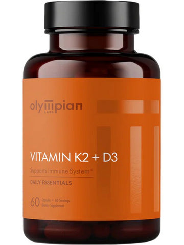Olympian Labs, Vitamin K2 + D3, 60 Capsules