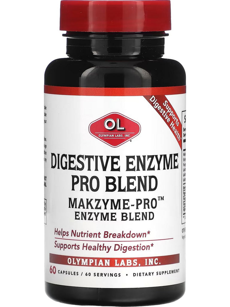 Olympian Labs, Digestive Enzyme Pro Blend, 60 Capsules