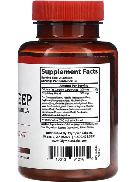 Olympian Labs, Colon Sweep, Total Cleansing Formula, 60 Veggie Capsules