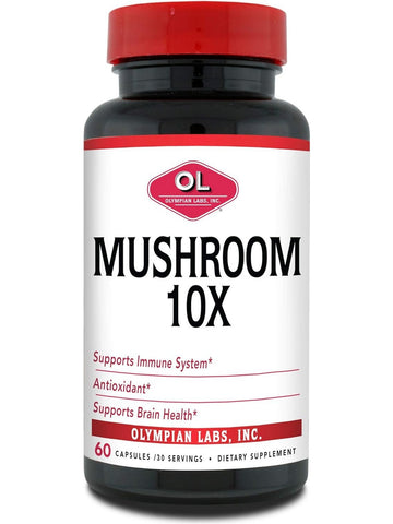 Olympian Labs, Mushroom 10X, 60 Capsules
