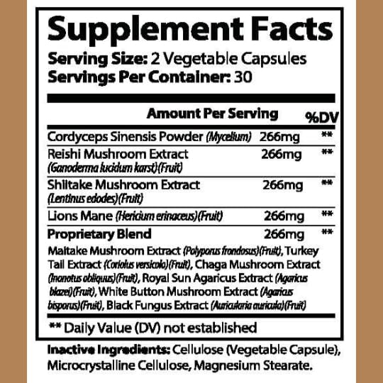 Olympian Labs, Mushroom 10X, 60 Capsules