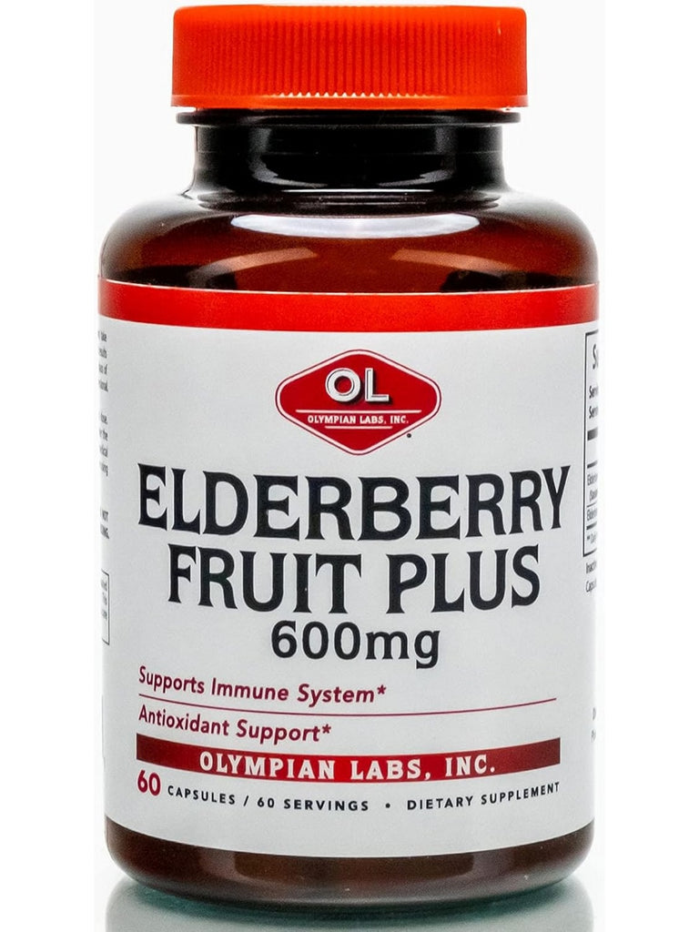 Olympian Labs, Elderberry Fruit Plus, 60 Capsules