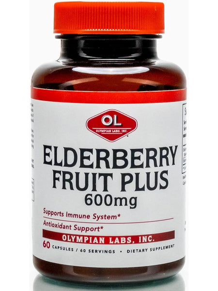 Olympian Labs, Elderberry Fruit Plus, 60 Capsules