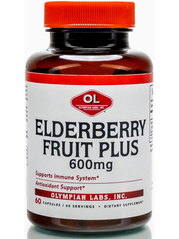 Olympian Labs, Elderberry Fruit Plus, 60 Capsules
