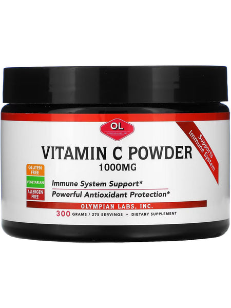 Olympian Labs, Vitamin C Powder, 1000 mg, 300 grams