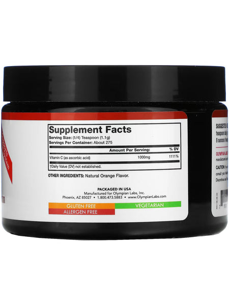 Olympian Labs, Vitamin C Powder, 1000 mg, 300 grams