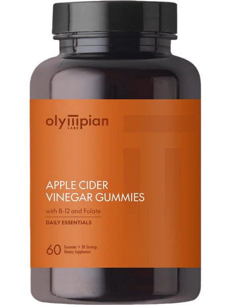 Olympian Labs, Apple Cider Vinegar Gummies with B-12 and Folate, 60 Gummies