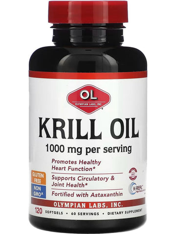 Olympian Labs, Krill Oil, 120 Softgels