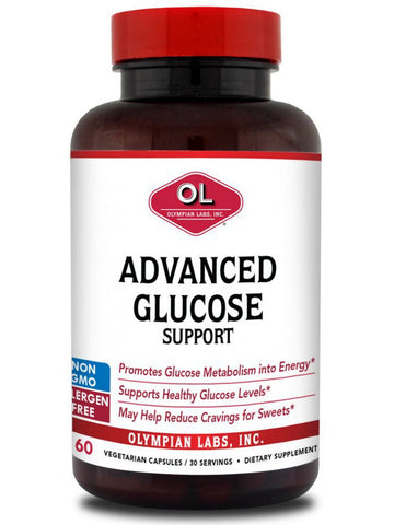 Olympian Labs, Advanced Glucose Support, 60 Vegetarian Capsules