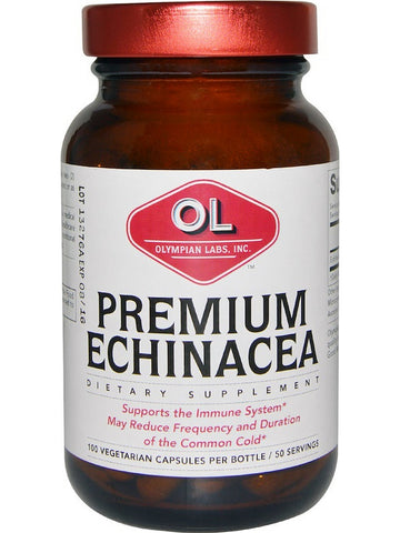 Olympian Labs, Premium Echinacea, 100 Vegetarian Capsules