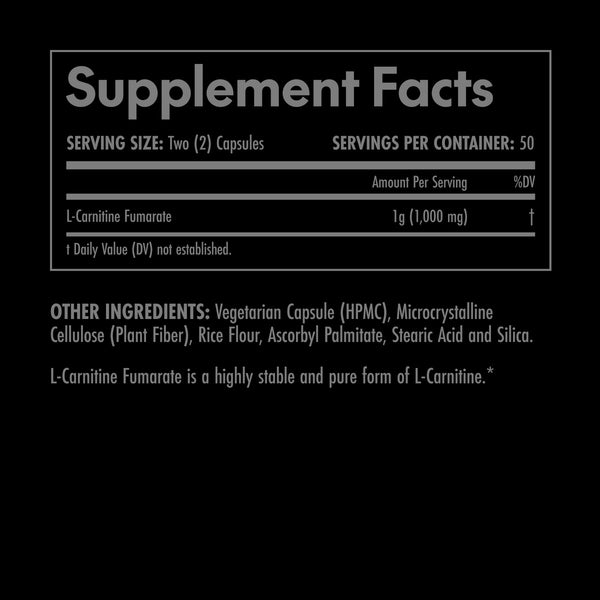 Olympian Labs, L-Carnitine Fumarate, 100 Capsules