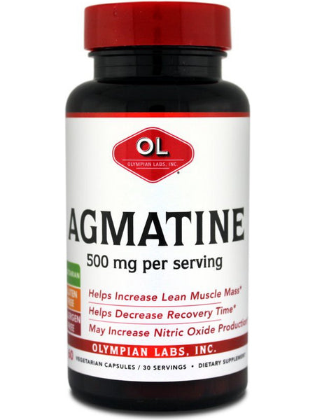 Olympian Labs, Agmatine 500 mg, 60 Vegetarian Capsules