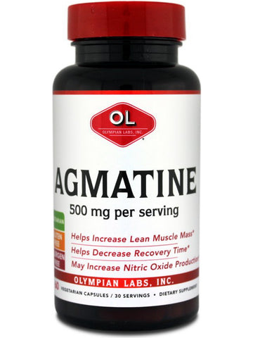 Olympian Labs, Agmatine 500 mg, 60 Vegetarian Capsules