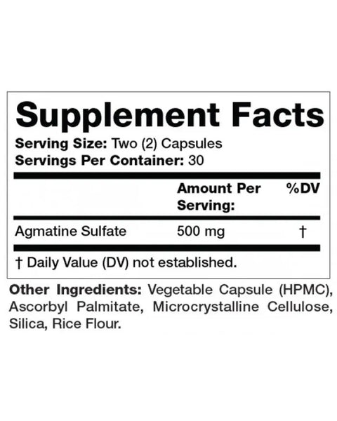 Olympian Labs, PSN Agmatine Sulfate 500 mg, 60 Capsules