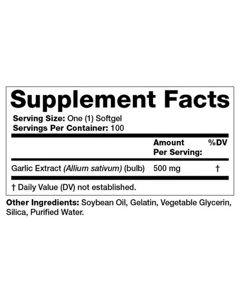 Olympian Labs, Garlic Odorless, 100 Softgels