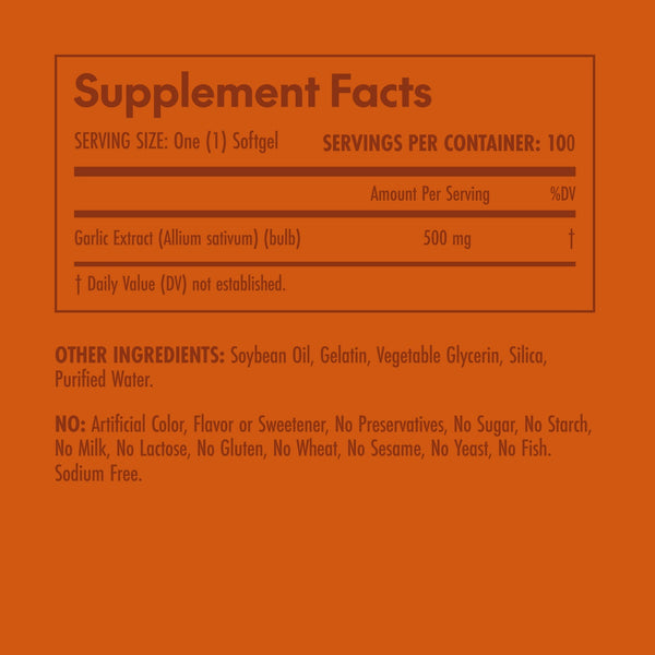 Olympian Labs, Garlic Odorless, 100 Softgels