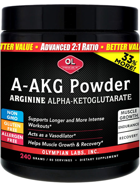Olympian Labs, A-AKG, 240 grams