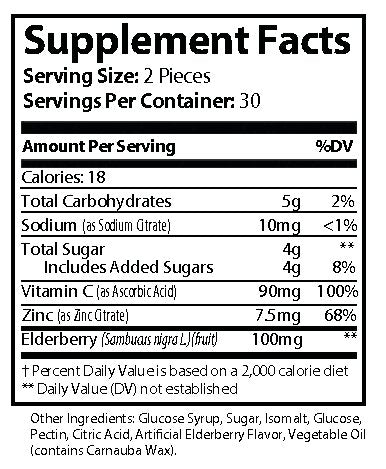 Olympian Labs, Daily Immune Gummies with Elderberry, 60 Gummies