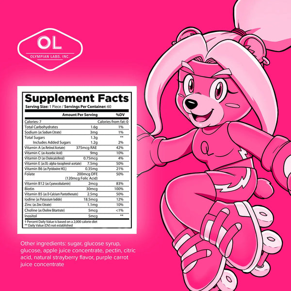 Olympian Labs, Kid's Multivitamin Gummies, Radical Berries, 60 Gummies