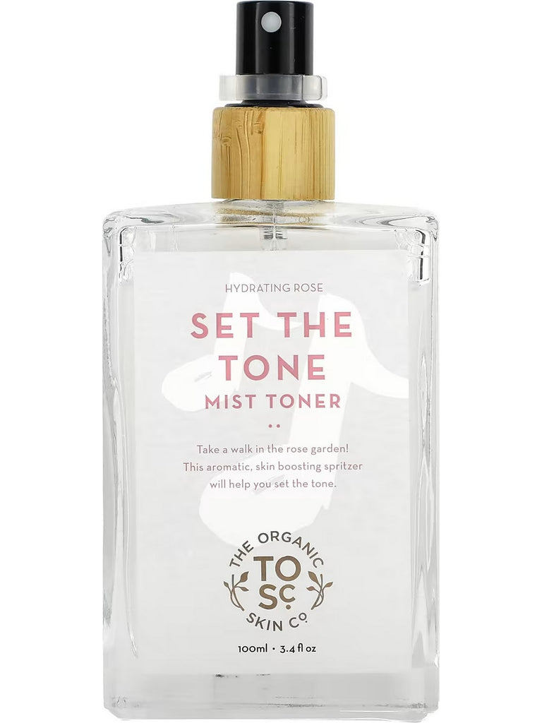 The Organic Skin Co., Set The Tone Mist Toner, Hydrating Rose, 3.4 fl oz