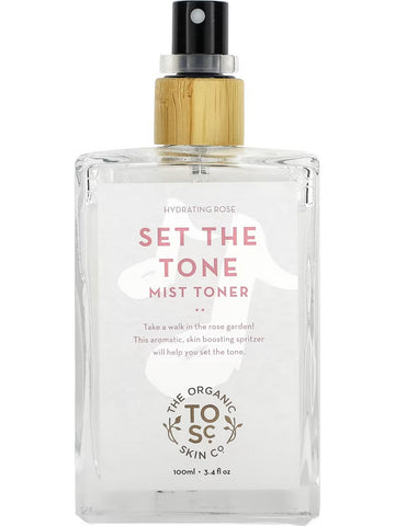 The Organic Skin Co., Set The Tone Mist Toner, Hydrating Rose, 3.4 fl oz