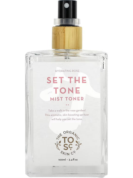 The Organic Skin Co., Set The Tone Mist Toner, Hydrating Rose, 3.4 fl oz