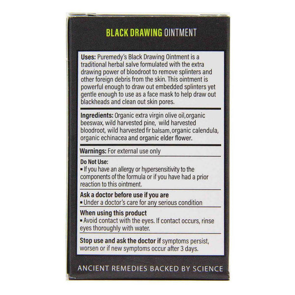 Puremedy, Black Drawing Ointment, 2 oz