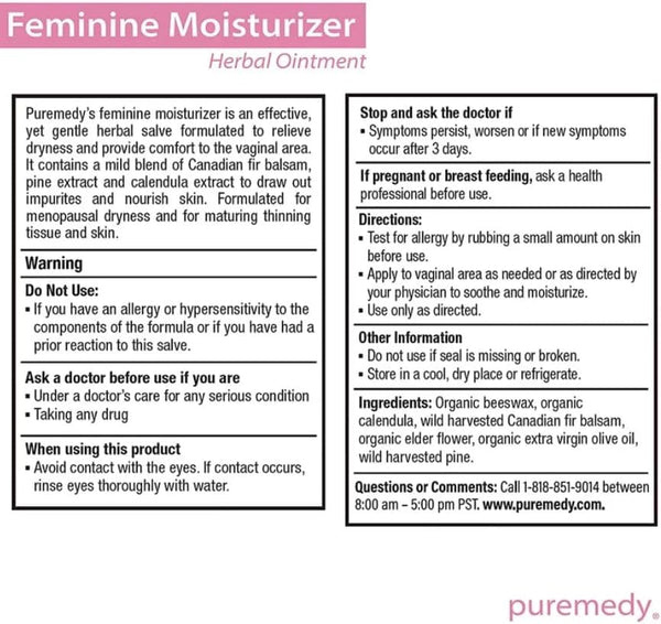 Puremedy, Feminine Moisturizer, 2 oz