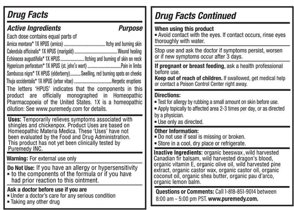 Puremedy, Soothe Your Nerves Ointment, 1 oz (Formerly Shingles Relief)