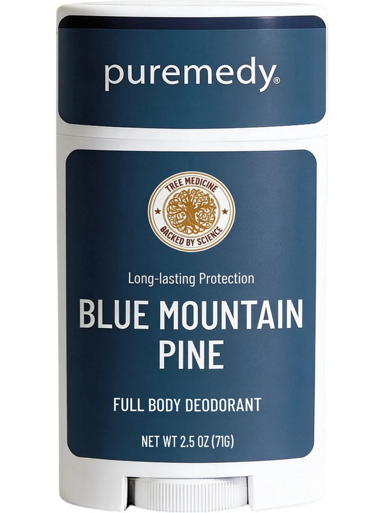 Puremedy, Blue Mountain Pine Deodorant, 2.5 oz