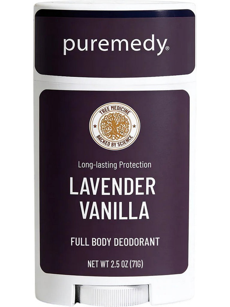 Puremedy, Lavender Vanilla Deodorant, 2.5 oz