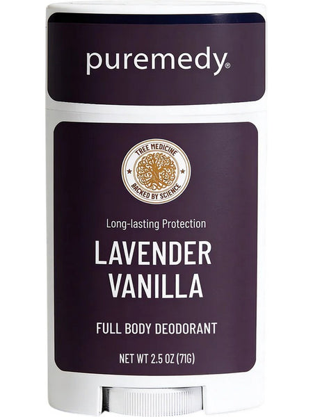 Puremedy, Lavender Vanilla Deodorant, 2.5 oz