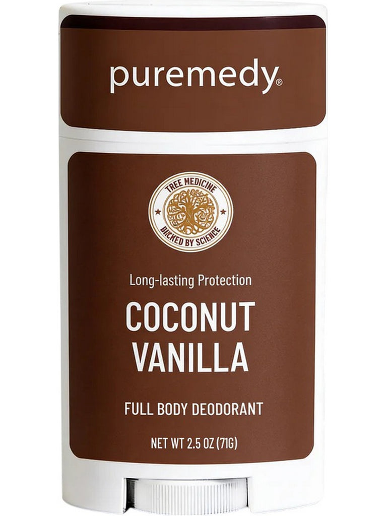 Puremedy, Coconut Vanilla Deodorant, 2.5 oz