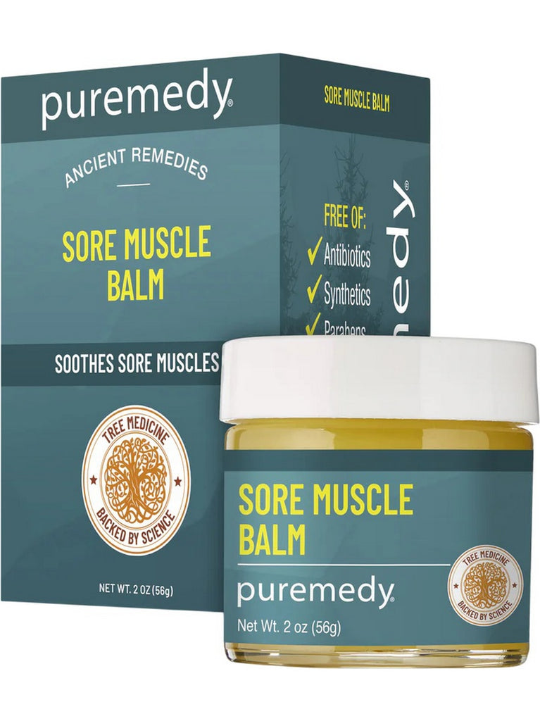 Puremedy, Sore Muscle Balm, 2 oz