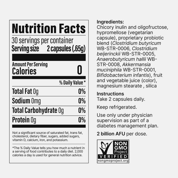 Pendulum, Glucose Control, 60 Capsules