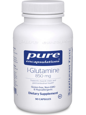 Pure Encapsulations, L-Glutamine 850 mg, 90 capsules
