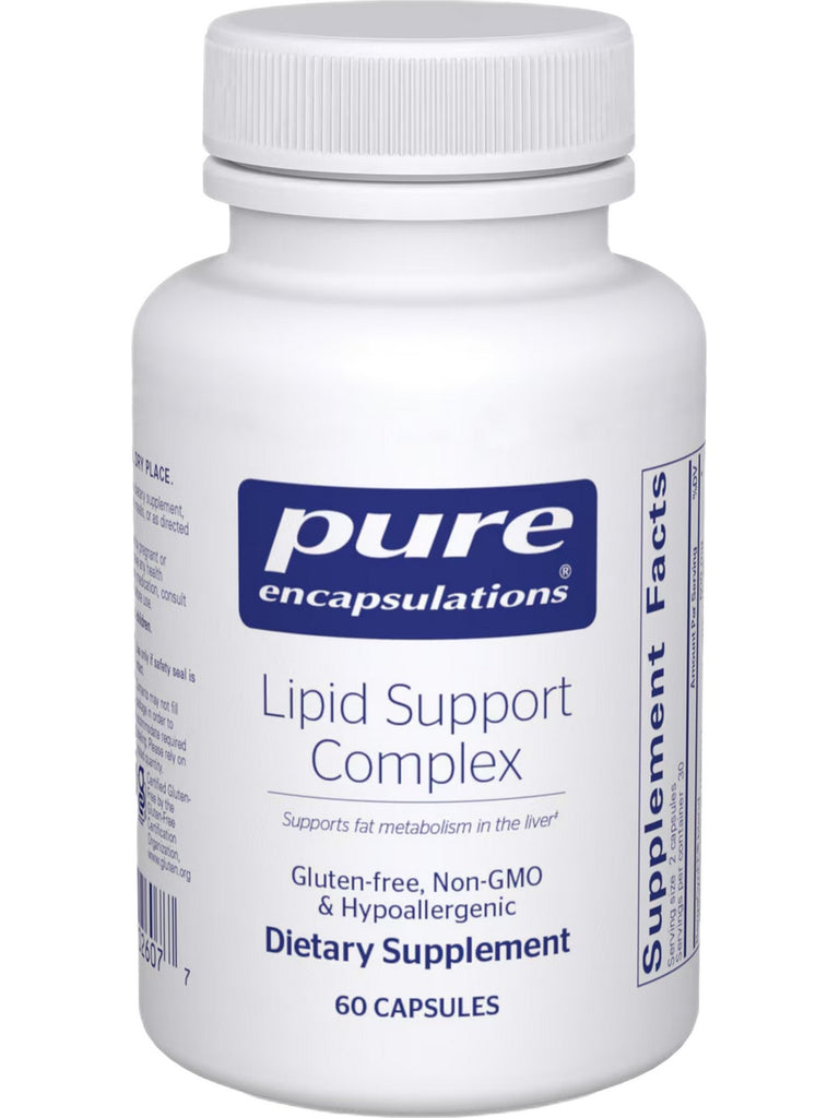 Pure Encapsulations, Lipid Support Complex, 60 Capsules